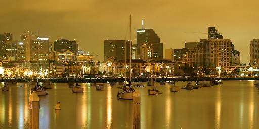 Panoramic view of San Diego